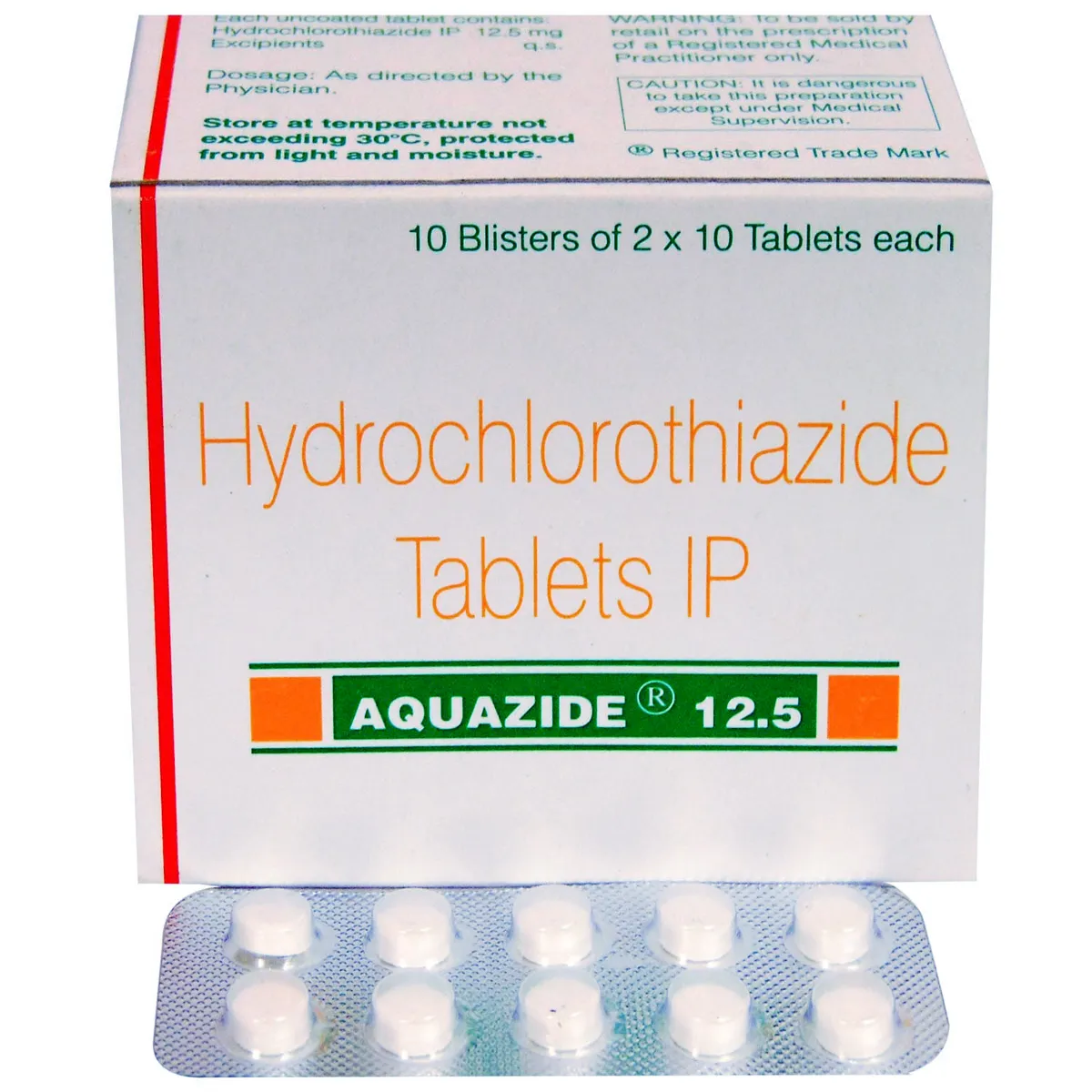 Aquazide 12.5 mg Tablets
